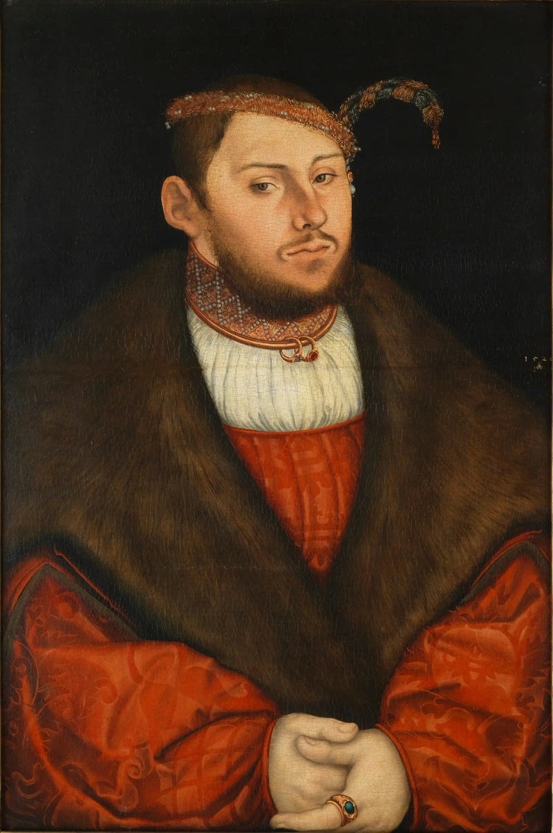 Porträt des Kurfürsten Johann Friedrich - Lucas Cranach der Ältere