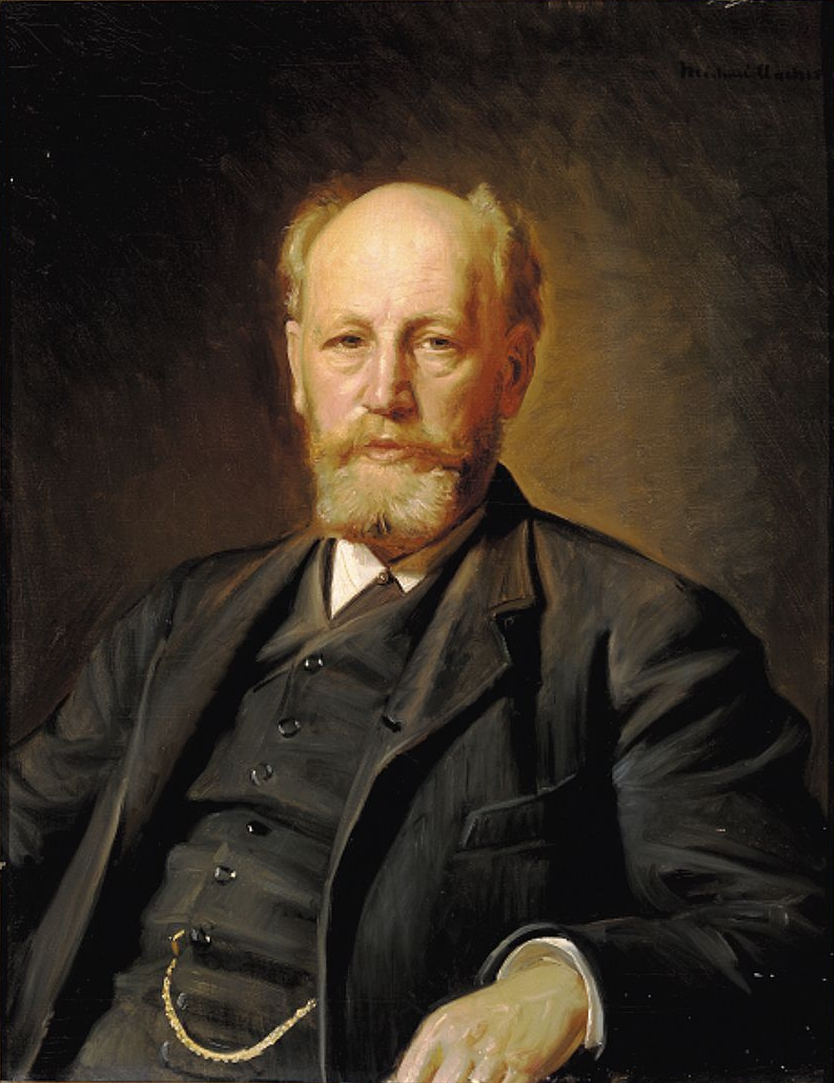 Porträt von Professor Tage Algren Tage-Hansen. -Michael Peter Ancher