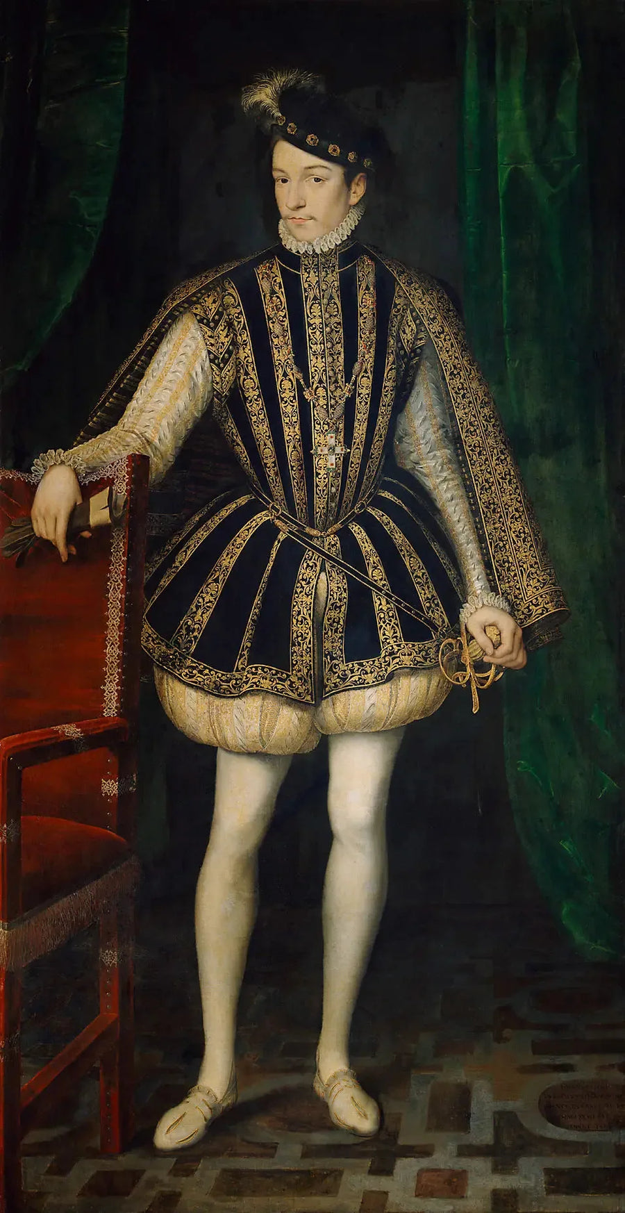 Portrait des Königs Karl IX. von Frankreich - François Clouet