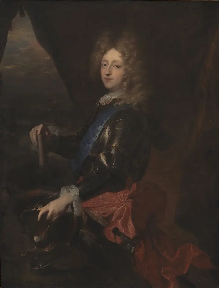 Portrait du roi Frédéric IV en prince - Hyacinthe Rigaud image 1 reproduction artisanale de tableau