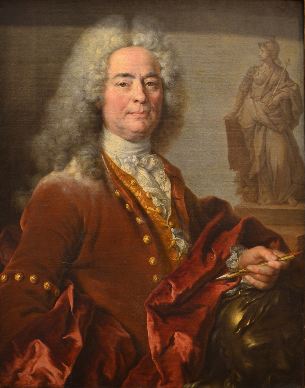 Portrait du sculpteur Jean Thierry - Nicolas de Largillière image 1 reproduction réalisée par Alpha Reproduction