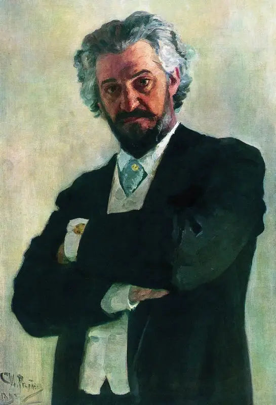 Portrait des Cellisten Aleksander Valerianovich Wierzbiłłowicz - Ilya Repin