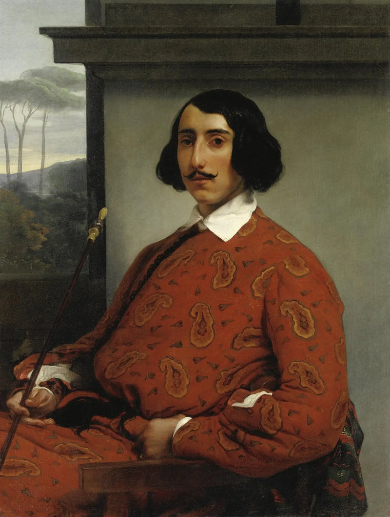 Portrait eines Gentlemans (Herzog Manolo Nuňez Falcò) - Francesco Hayez