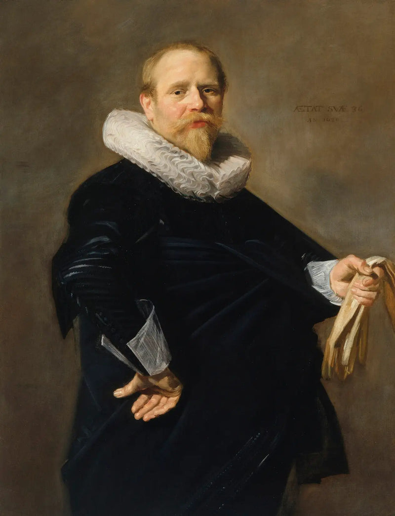 Porträt eines unbekannten Mannes - Frans Hals