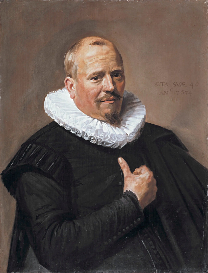 Porträt eines unbekannten Mannes - Frans Hals