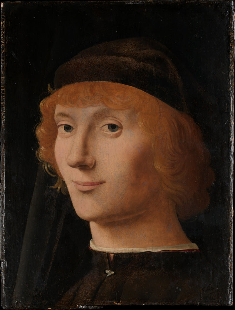 Porträt eines jungen Mannes - Antonello da Messina