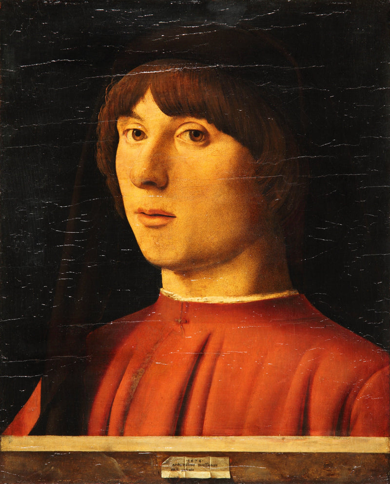 Porträt eines jungen Mannes - Antonello da Messina