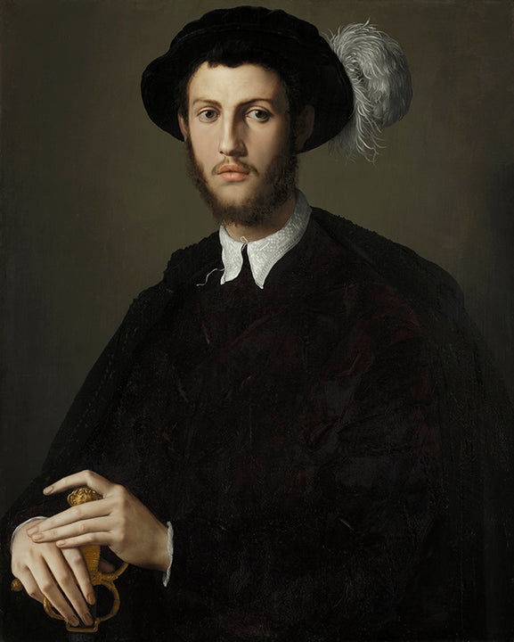 Porträt eines jungen Mannes - Bronzino