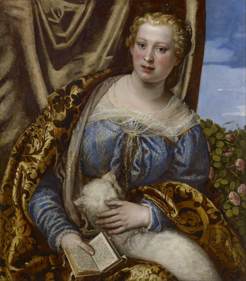 Portrait einer Dame in heilige Agnes - Paul Véronèse