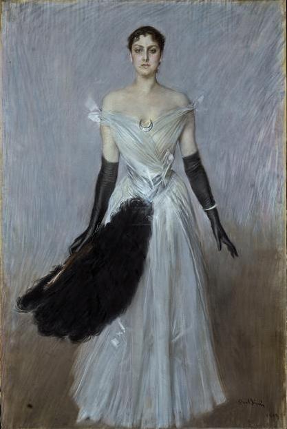 Porträt einer Dame - Giovanni Boldini