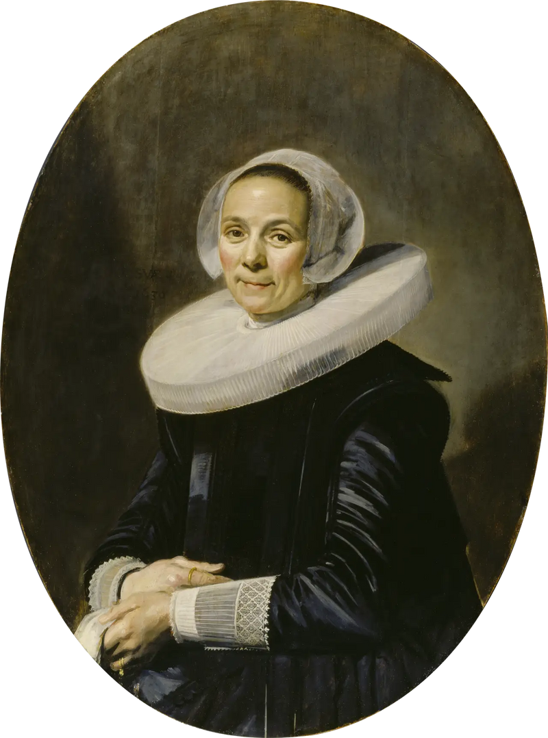 Porträt einer unbekannten Frau - Frans Hals