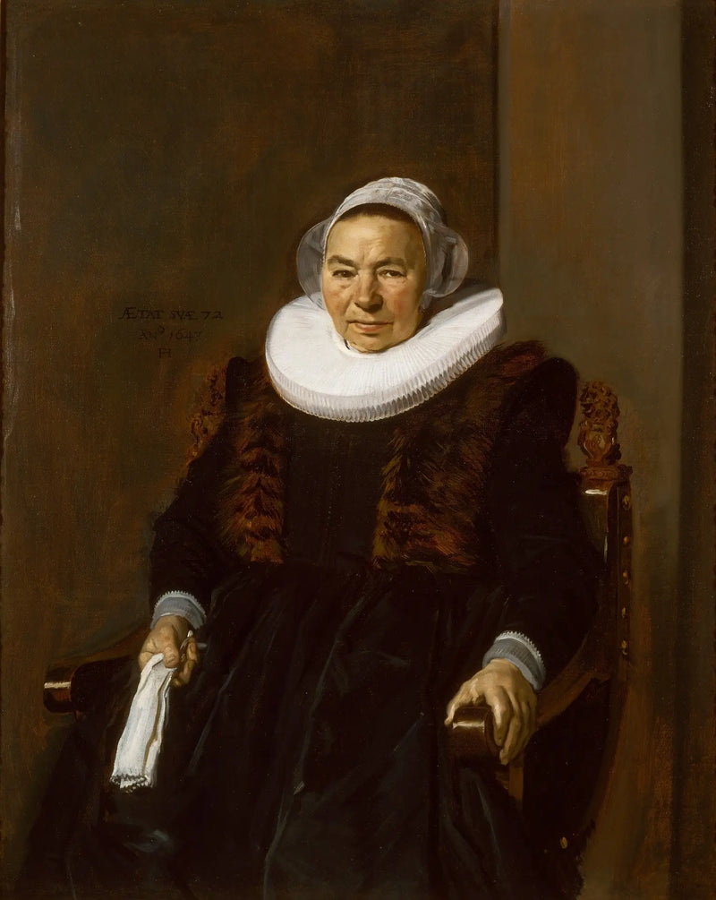 Porträt einer unbekannten Frau - Frans Hals