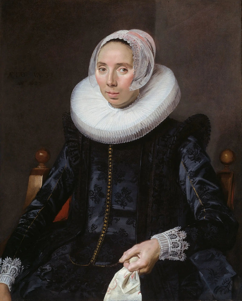 Porträt einer unbekannten Frau - Frans Hals