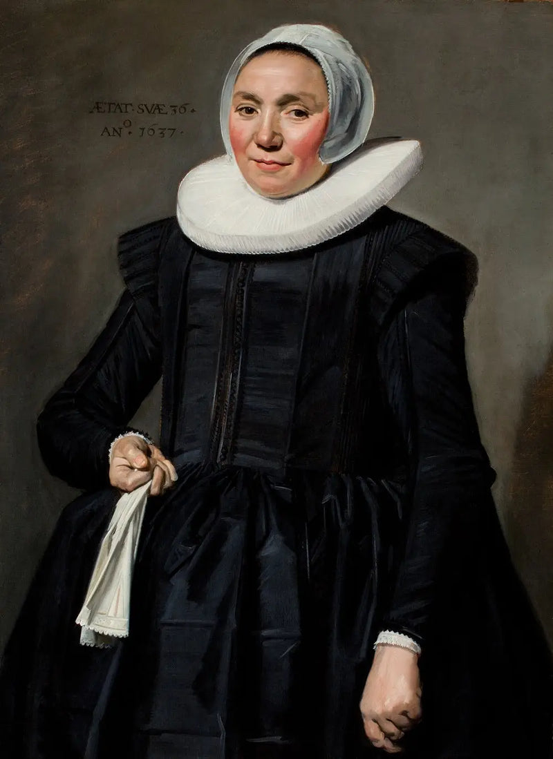Porträt einer unbekannten Frau - Frans Hals