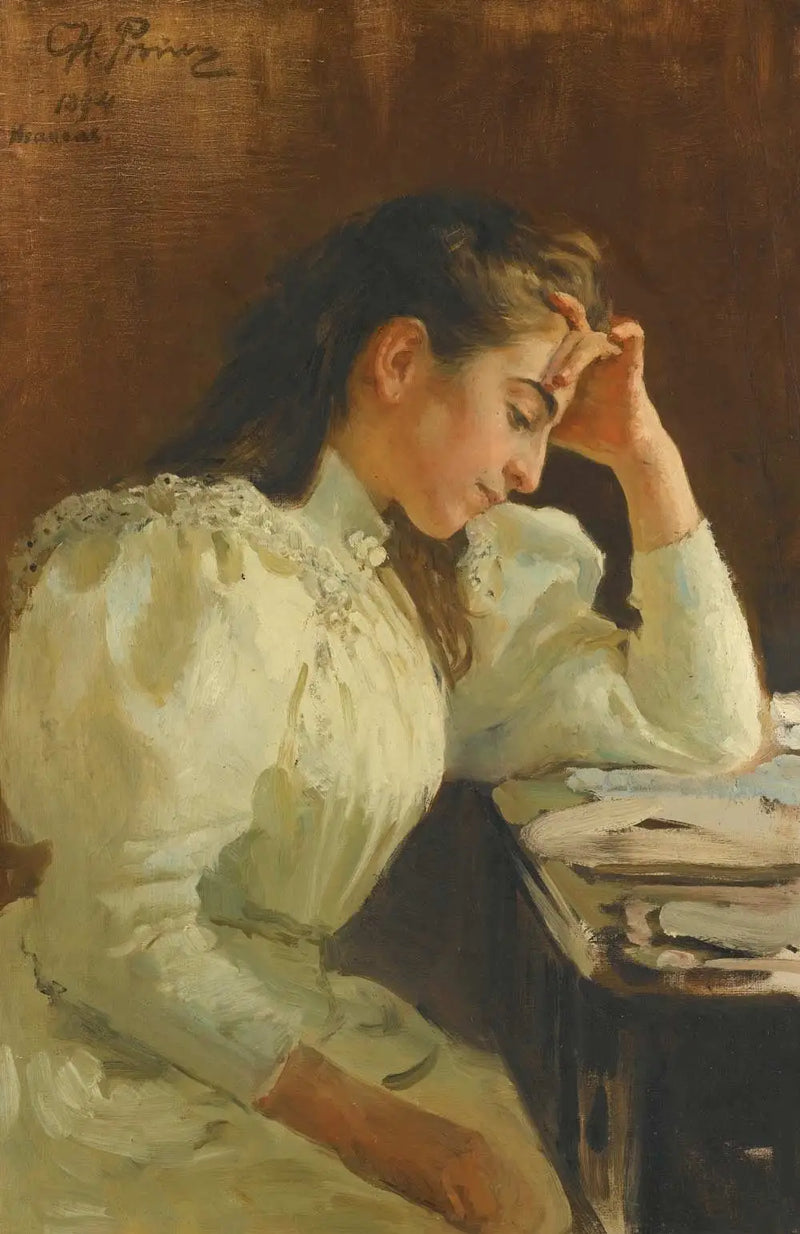 Portrait einer neapolitanischen Frau - Ilya Repin