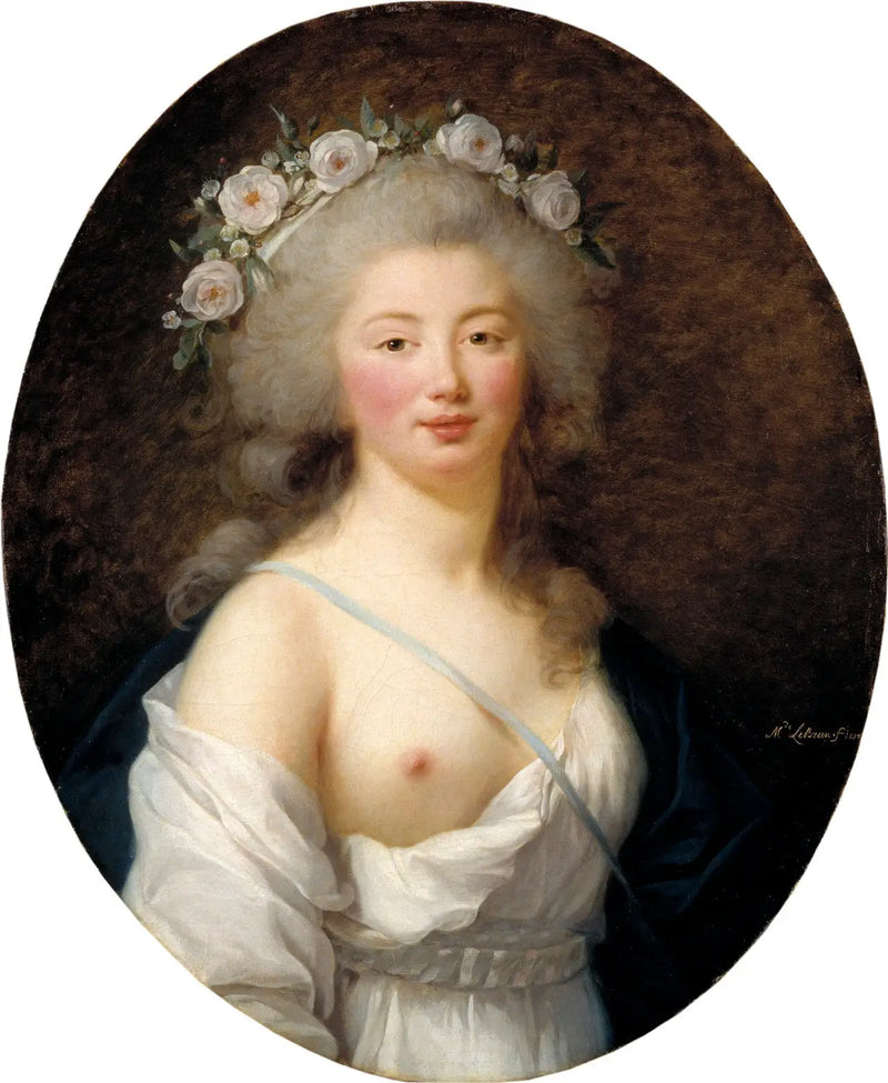 Porträt einer jungen Frau in Flore - Élisabeth Vigée Le Brun
