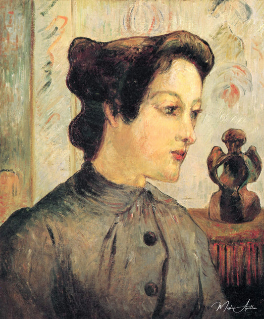 Portrait d'une jeune femme - Paul Gauguin - Reproductions de tableaux et peintures haut de gamme