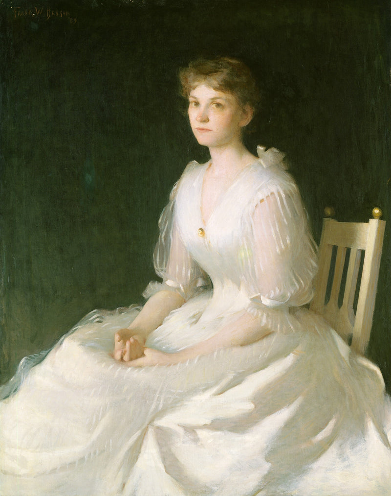 Porträt in Weiß - Frank Weston Benson