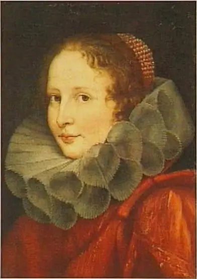 Portrait im Brustbild einer jungen genuesischen Frau - Antoine van Dyck