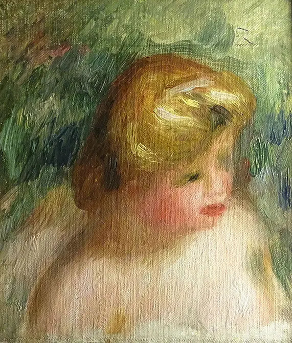 Büstenporträt einer jungen Frau - Pierre-Auguste Renoir