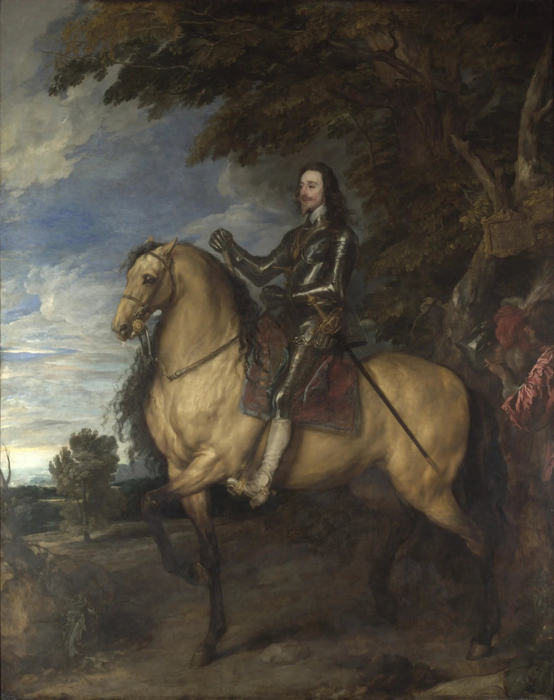 Porträt des Pferdes von Karl I. - Antoine van Dyck