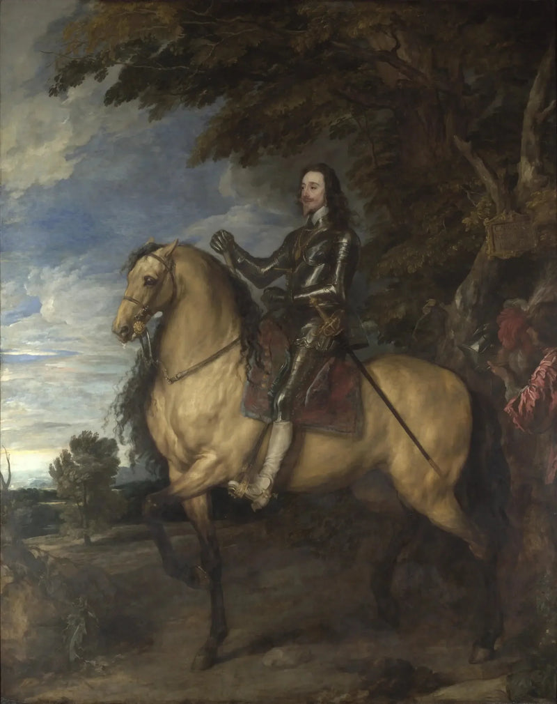 Porträt des Pferdes von Karl I. - Antoine van Dyck