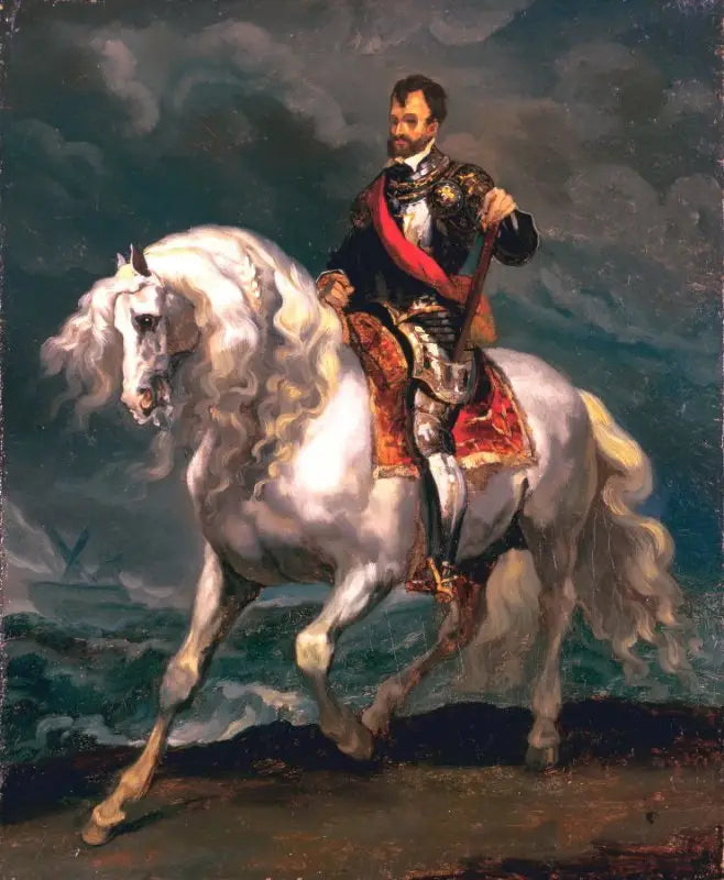 Reiterporträt von Karl V. - Théodore Géricault