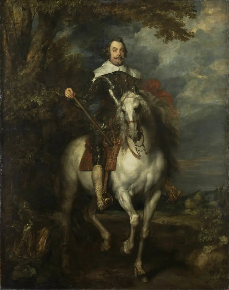Porträt des Reiters von Francisco de Moncada - Antoine van Dyck