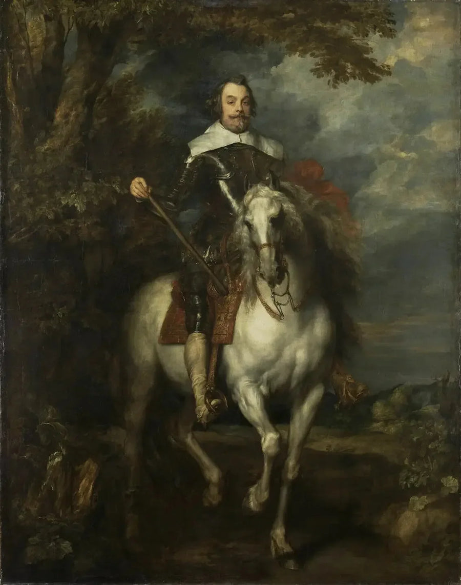 Porträt des Reiters von Francisco de Moncada - Antoine van Dyck