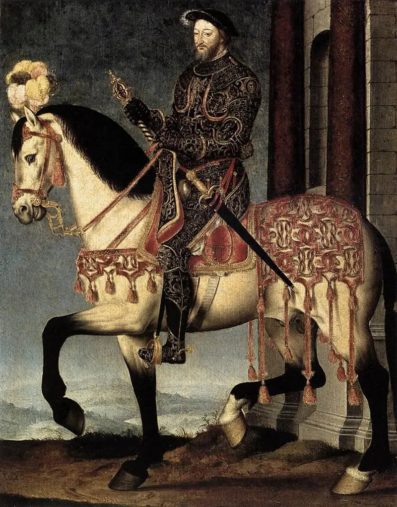 Porträt im Reiter von François Ier - François Clouet