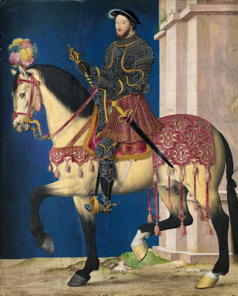 Pferdepersönliches Porträt von François Ier - Jean Clouet
