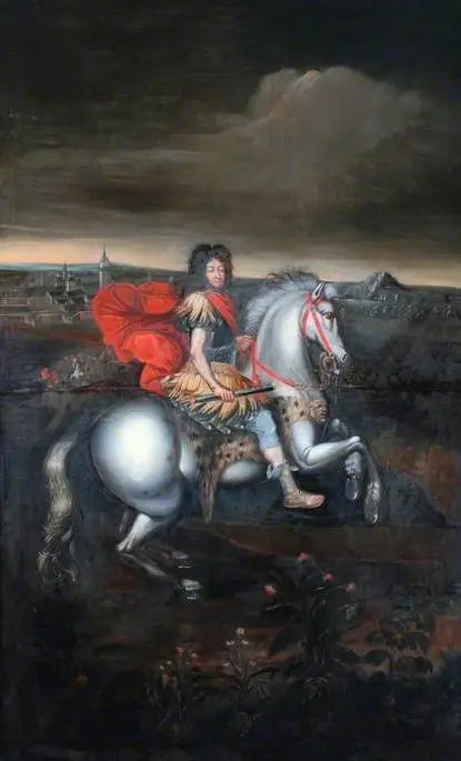 Reiterporträt von Ludwig XIV. - Pierre Mignard