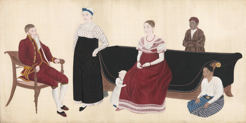 Portrait de la famille Cock Blomhoff - Ishizaki Yushi