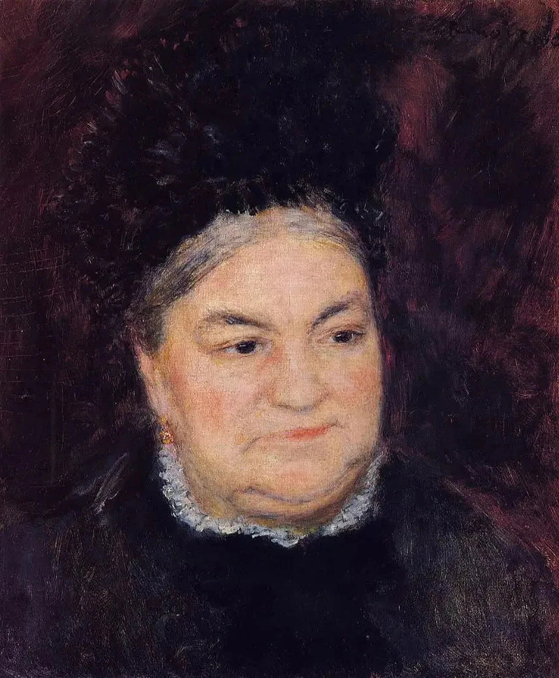 Porträt einer älteren Frau (Frau Le Cœur) - Pierre-Auguste Renoir
