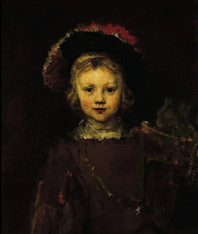 Unvollendetes Porträt eines Jungen - Rembrandt