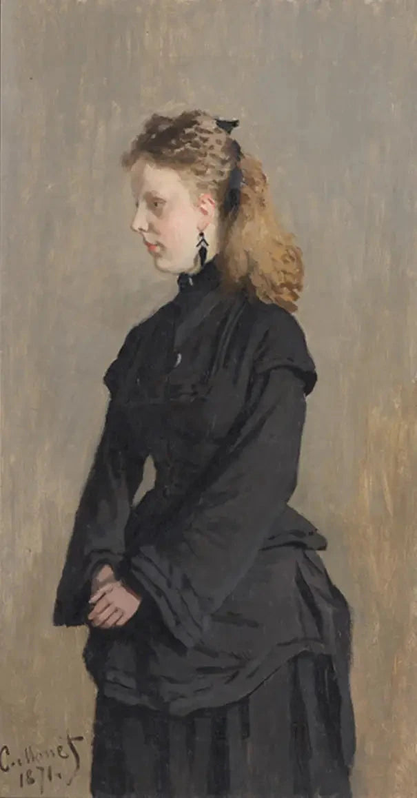 Porträt von Guurtje van de Stadt W192 - Claude Monet