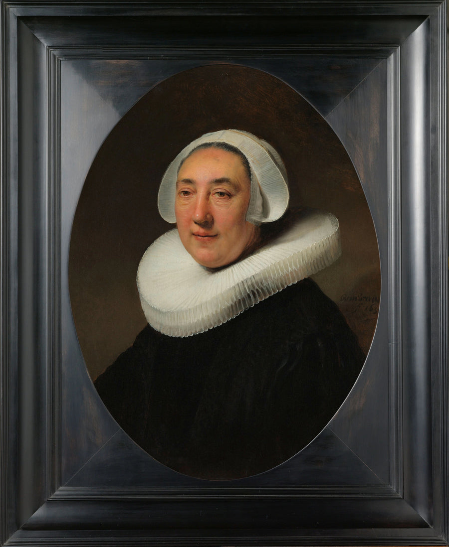 Porträt von Haesje Jacobsdr van Cleyburg - Rembrandt