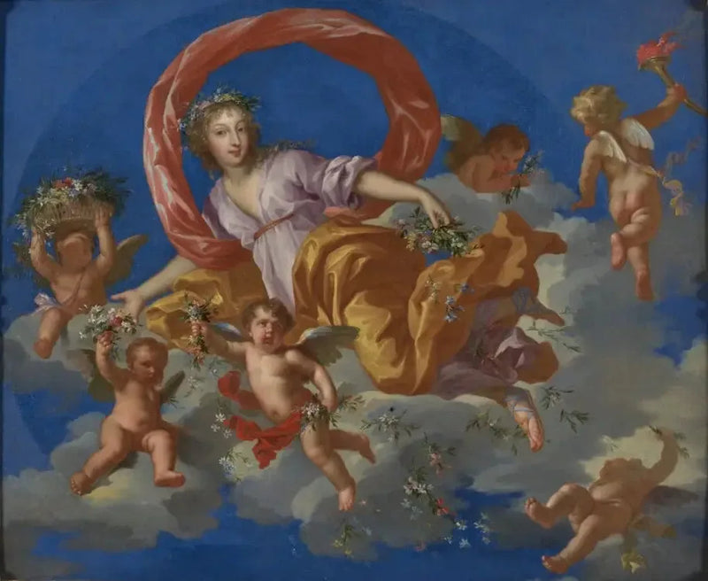 Historisches Porträt von Henriette von England, Herzogin von Orléans (1644-1670) - Jean Nocret