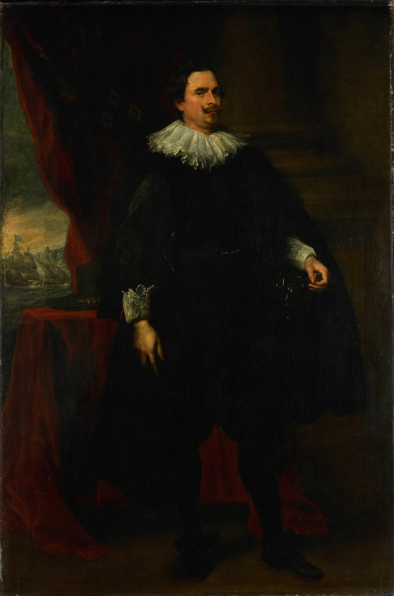 Portrait d'un homme de la famille van der Borght, peut-être François van der Borght - Artiste inconnu du Rijksmuseum