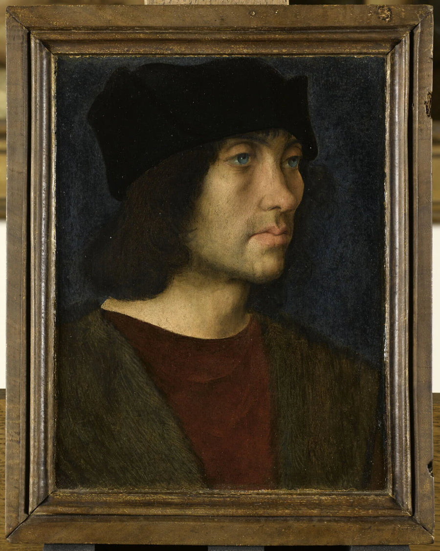 Portrait d'homme (Pierre Marin de La Chesnaise?) - Jean Perreal