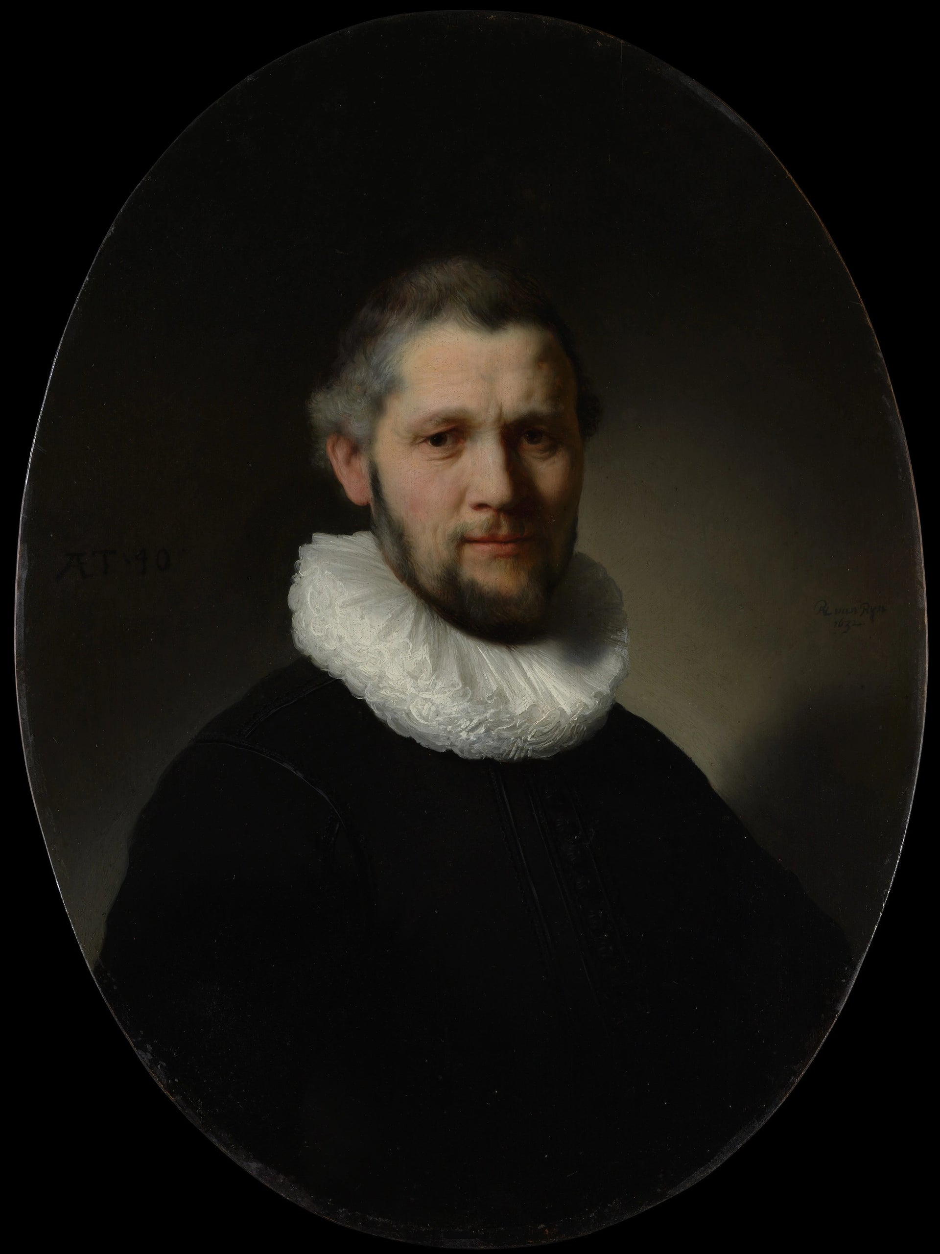Portrait d’homme — Rembrandt, 1632, Metropolitan Museum of Art