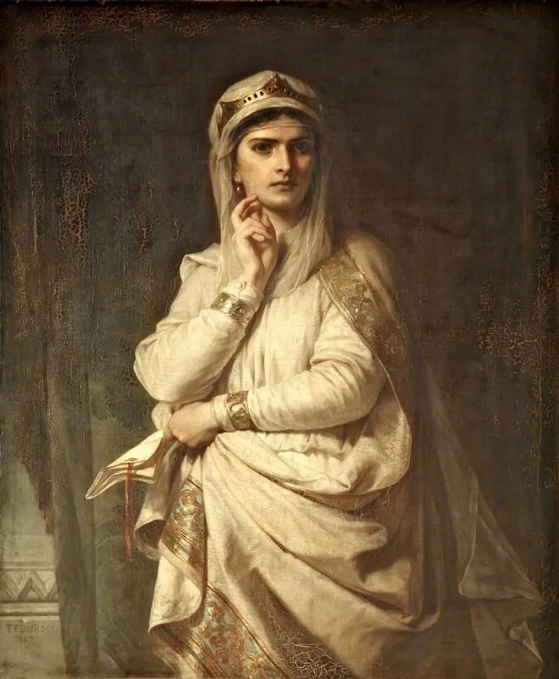 Ideales Porträt von Lady Macbeth - Thomas Francis Dicksee