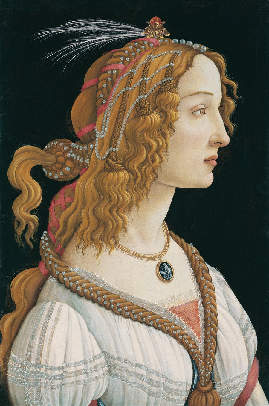 Porträt von Simonetta Vespucci - Sandro Botticelli