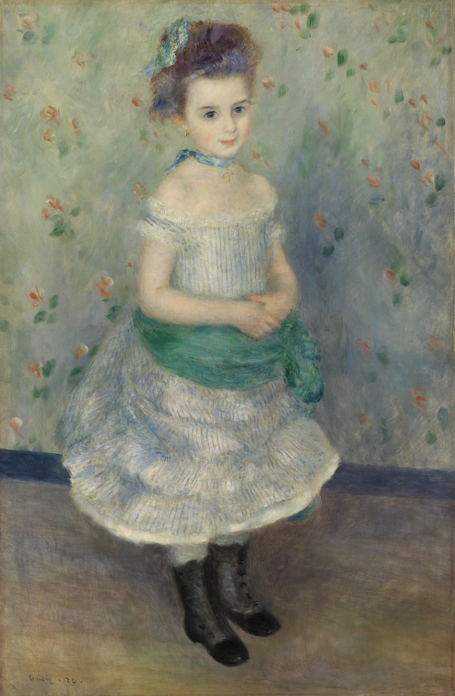 Porträt von Jeanne Durand-Ruel (Porträt von Fräulein J.) - Pierre-Auguste Renoir