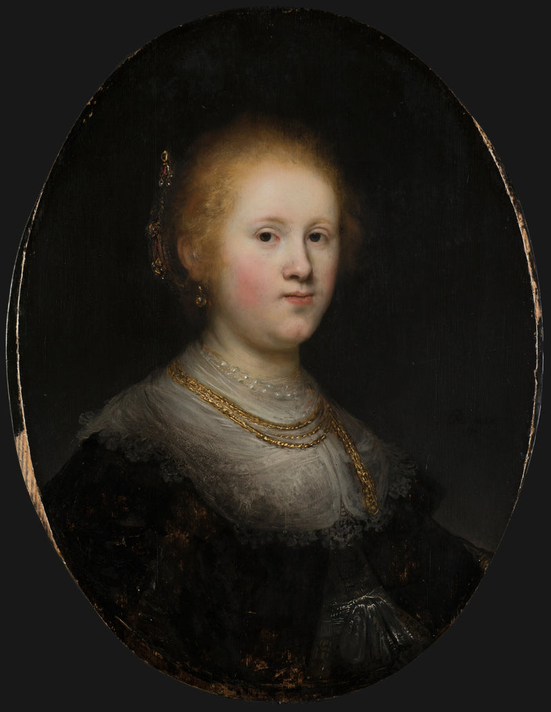 Porträt einer jungen Frau - Rembrandt