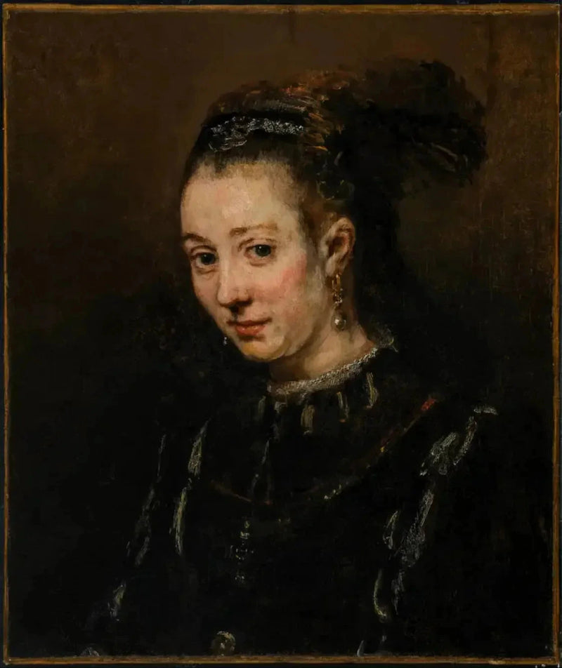 Porträt einer jungen Frau - Rembrandt
