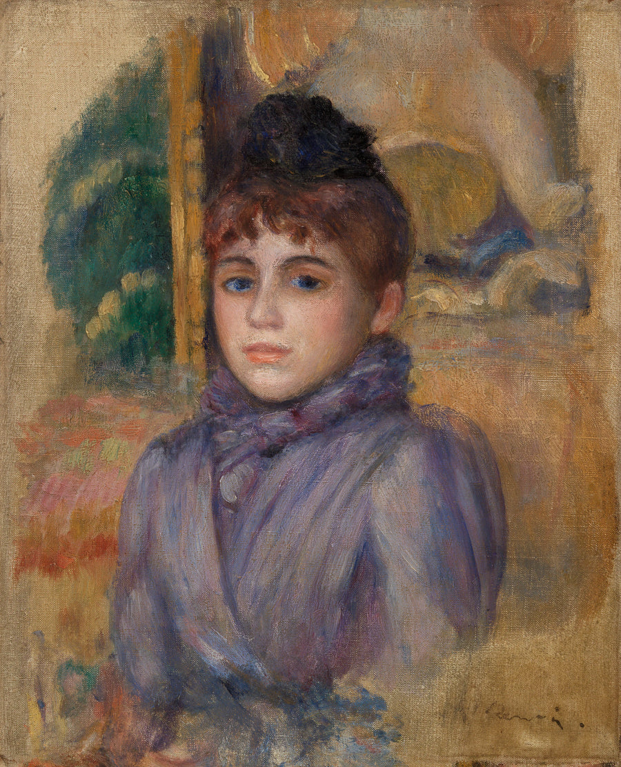 Porträt einer jungen Frau - Pierre-Auguste Renoir