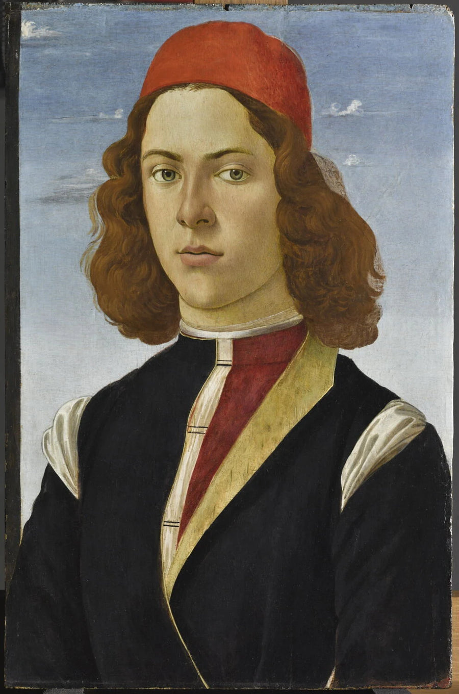 Porträt eines jungen Mannes - Sandro Botticelli