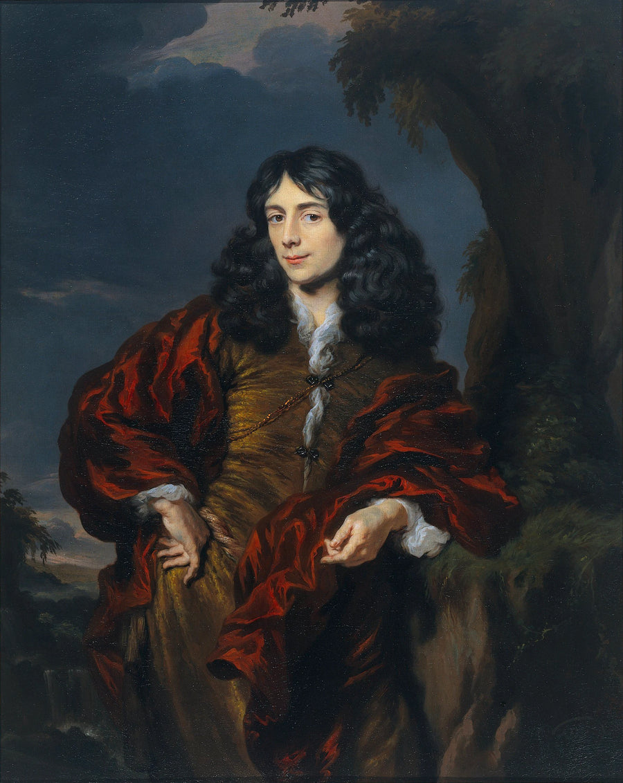 Portrait d'un jeune homme, probablement Simon van Alphen (1650-1730). - Nicolas Maes