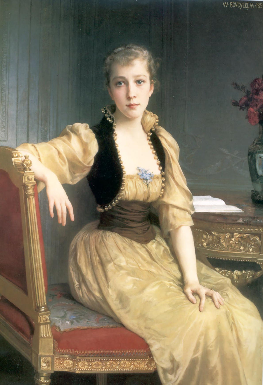 Portrait de Mademoiselle Louise Bonynge (1890) - Bouguereau
